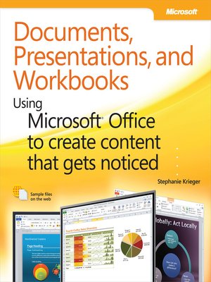 cover image of Documents, Presentations, and Workbooks